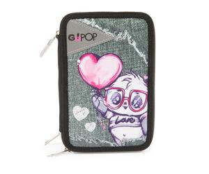 Astuccio Scuola Completo a 3 Zip Panderful GOPOP Giochi Preziosi