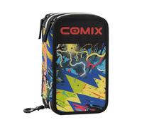 Astuccio Scuola Corredo 3 Zip Comix Wbs 2.0 Thunder
