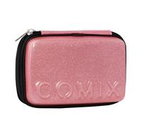 Astuccio Scuola Corredo Maxi Zip Comix Glitter Rosa