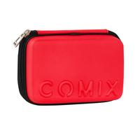 Astuccio Scuola Corredo Maxi Zip Comix Opaco Rosso
