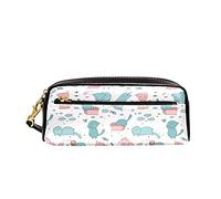 Astuccio Scuola Cute Playing Cats Borsa Porta Penne Grande Capacità Borsa Dei Trucchi Con Cerniera Cancelleria Portamatite Per Adulto Studenti Università