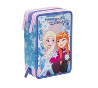 ASTUCCIO scuola DISNEY - FROZEN Magic Star - 3 scomparti - pennarelli matite gomma ecc. 3 zip - novità Seven