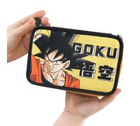 DRAGON BALL SUPER - Astuccio Scuola Ufficiale Dragon Ball, Astuccio 3 Scomparti Bambino e Bambina con Set Cancelleria, Penna Cancellabile Blu e Pratica Chiusura a Zip, 20x13Hx7 cm