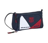 Astuccio Scuola F.C. Barcelona Corporativa Azzurro Rosso Granato 20 x 11 x 8.