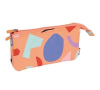 Astuccio Scuola Milan Animals Arancio 22 x 12 x 4 cm