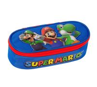 ASTUCCIO OVALE ORGANIZZATO PANINI | SUPER MARIO PORTAPENNE