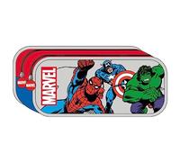 Astuccio Scuola per Bambini degli Avengers - Multicolore - 22x8x10 cm - Astuccio 2 Scomparti - Fabbricato in Poliestere - Stampa dei Vendicatori - Prodotto Originale Elaborato in Spagna