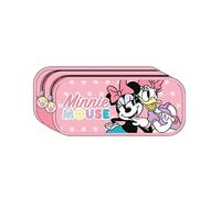 CERDÁ LIFE'S LITTLE MOMENTS Minnie Mouse Double Compartment Pencil Case, Astuccio Unisex Kids, Multicolor, Standard