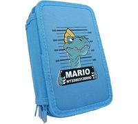 Astuccio Scuola per Bambino Personalizzato con Nome Zip Completo di 33 Pezzi Bambino portatutto Portapastelli Colorato Completo di Penne Pastelli Pennarelli Righello Temperino Gomma Taccuino2