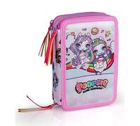 Astuccio Scuola POOPSIE Surprise Unicorn MULTISCOMPARTO 3 Zip PORTACOLORI PENNARELLI Giotto CM.20X13X6-20224