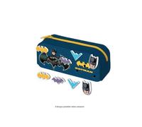Astuccio scuola SILICONE CON 4 PATCH BATMAN..