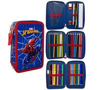 ASTUCCIO SCUOLA SPIDERMAN MARVEL 3 ZIP PENNA PAPERMATE PENNARELLI GIOTTO