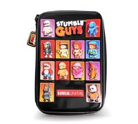 Astuccio Scuola Stumble Guys personaggi - One Time pool Over completo Nero Multicolore + omaggio portachiave personaggio