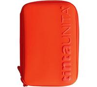 Astuccio Scuola Tinta Unita Pool Over One Time zip completo Arancione Fluo + omaggio portachiave fischietto