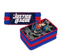 Astuccio scuola tre cerniere interno Pennarelli Giotto Batman Superman