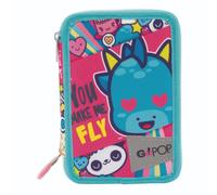Astuccio triplo love & peace gopop - back to school 2023