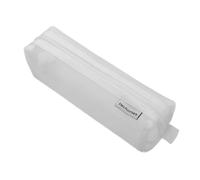 Astuccio semplice scatola trasparente grande capacità astuccio scuola forniture per ufficio per studenti spaziosa scatola trasparente portatile semplice