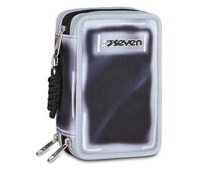 ASTUCCIO SEVEN 3 ZIP SHADOWS OF COLOR GRIGIO CENERE