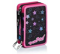 ASTUCCIO SEVEN SJ PENPAD 3 ZIP stars completo Giotto