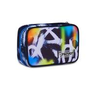 Seven Astuccio Scuola Speed Case BUZZY NOTE BOY, Multicolore, Portapenne monoscomparto attrezzato, 44 pezzi, Planche amovibili, Accessori Zaino, Scuola elementare e media, Bambino, Ragazzo