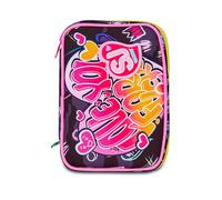 Seven Astuccio Scuola Speed Pad, Multicolore, Portapenne Mono Scomparto con Plance Amovibili, Completo Di Penne, Matite, Colori, Accessori Zaino, Scuola Elementare, Bambina