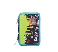 SJ GANG SEVEN ASTUCCIO 3 ZIP SCUOLA 2024 MODELLO BORN TO FUN