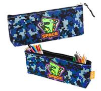 Astuccio Space Dino blu 20x8 cm