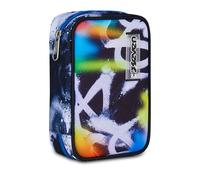 Seven Astuccio Scuola Speed Case BUZZY NOTE BOY, Multicolore, Portapenne monoscomparto attrezzato, 44 pezzi, Planche amovibili, Accessori Zaino, Scuola elementare e media, Bambino, Ragazzo