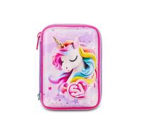 SJ GANG STYLE JAM GANG Astuccio Scuola Speed Pad + Fable Journey, Rosa, Portapenne Mono Scomparto con Plance Amovibili, Completo Di Penne, Matite, Colori, Accessori Zaino, Scuola Elementare, Bambina