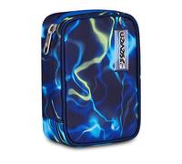 Seven Astuccio Scuola Speed Pad Plus ELECTRICVIBE BOY, Blu, Portapenne attrezzato, 45 pezzi, Planche amovibili, Tasca interna per cancelleria, Accessori Zaino, Scuola elementare e media, Bambino