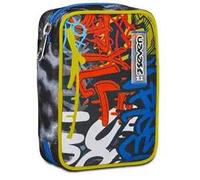 Seven Astuccio Scuola Speed Pad, Nero Giallo Blu, Mark On Boy, Portapenne Mono Scomparto Con Plance Amovibili e Penne, Matite, Colori, Accessori Zaino, Elementari, Medie, Bambino