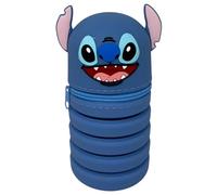 Astuccio Stitch Silicone Allungabile Portapenne Scuola Disney 6,5x20 cm