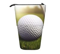 Astuccio telescopico a forma di pavone con supporto per matite, portatile, astuccio per matite pop up, borsa per il trucco per regalo di festa, Palla da golf sportiva, Taglia unica