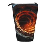 Astuccio telescopico a forma di tartaruga e ibisco, astuccio portatile per matite pop up, astuccio per trucchi per regalo di festa, Spirale, Taglia unica