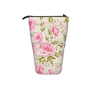 Astuccio telescopico con paesaggio natalizio, astuccio portamatite portatile con albero di Natale e pupazzo di neve, con scatola regalo, luna e sagoma di Babbo Natale che vola su una slitta, Colore 7,