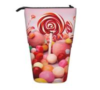 Astuccio telescopico con significato simbolico dell'acqua che si alza in piedi, astuccio portatile, astuccio per matite pop up, astuccio per il trucco, regalo per le vacanze, Sweet Candy., Taglia