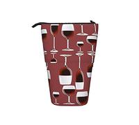Astuccio telescopico per matite, astuccio per matite e bottiglie di vino rosso