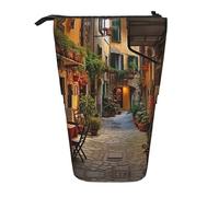 Astuccio telescopico per matite, astuccio telescopico, organizer per cancelleria con cerniera, caffè parigino Eiffel TTOWER, Vecchia Via Italiana, Taglia unica, Astuccio per matite