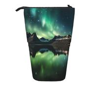 Astuccio telescopico per matite con motivo Galaxy Aurora, astuccio telescopico per matite, cosmetici, cancelleria, organizer per scuola, ufficio, viaggi
