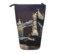Astuccio telescopico regolabile con stampa Tower Bridge in Londra, organizer leggero per ufficio e viaggio