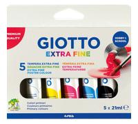 ASTUCCIO TEMPERE GIOTTO COLORI PRIMARI 5 X 12 ML