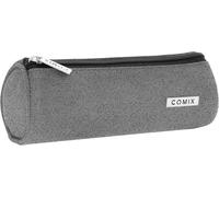 Comix Astuccio Tombolino - Leggero e compatto con zip 22x8Hx8 cm Grigio