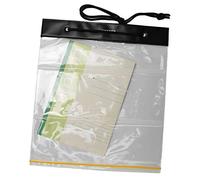 Astuccio Trasparente per Penne da 2 Pezzi, Custodia Trasparente Multifunzionale per Viaggi in Ufficio Scolastico, Organizer per Cosmetici, Porta Mappa