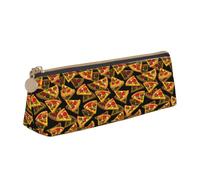 Astuccio triangolare con stampa 3D a forma di pizza, astuccio per cosmetici, organizer da viaggio, versatile per tutti i giorni