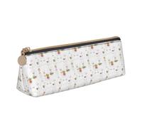 Astuccio triangolare con stampa di lama, astuccio per cosmetici, organizer da viaggio, versatile per tutti i giorni