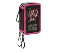Astuccio Scuola 3 Zip completo Kpop Demon Hunters 37 pezzi - Novità 2026/2027