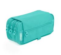 Astuccio triplo con ampi scomparti interni, 3 grandi sezioni interne e chiusura a cerniera individuale, orario e identificatore, per materiale scolastico by Office box.