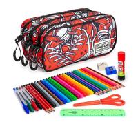 Astuccio Triplo Karactermania Colepack Ecotrick 3 Cerniere Materiale Scolastico