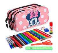 Astuccio Triplo Karactermania Colepack Ecotrick Minnie Closer