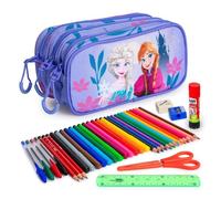 Astuccio Triplo Karactermania Frozen 2 con Materiale Scolastico Incluso